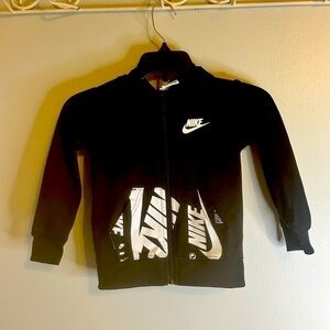 Nike Kids Black and White Jacket